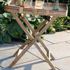 Folding Rattan Tray Table