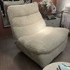 Statement Faux Sheepskin Reclining Armchair