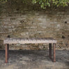 Reclaimed Wood and Iron Outdoor Table - Two Sizes