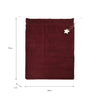 Cotton Velvet Christmas Sack - Berry Red