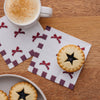 Red Velvet Paper Napkins - Cocktail