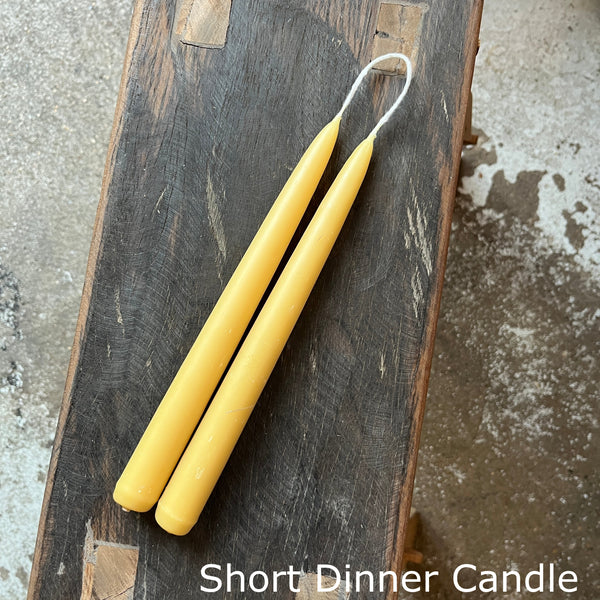 Pure Beeswax Dinner Candle