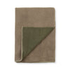 Reversible Wool Throw - Moss
