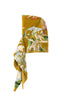 Rhodoleia Gold Velvet Hood - One Hundred Stars