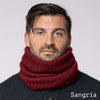 Noble Wilde Possum Merino Rib Neck Warmer Sangria