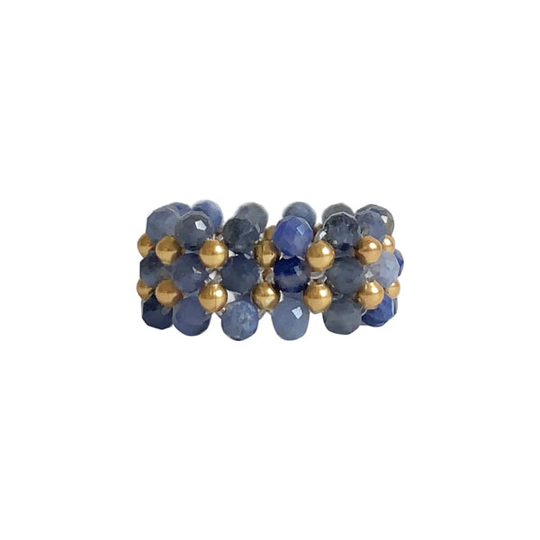 Ring Lace Stone - Blue Sodalite - Ibu Jewels