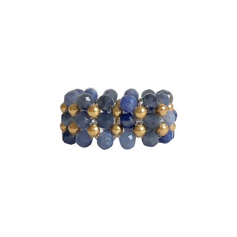 Ring Lace Stone - Blue Sodalite - Ibu Jewels