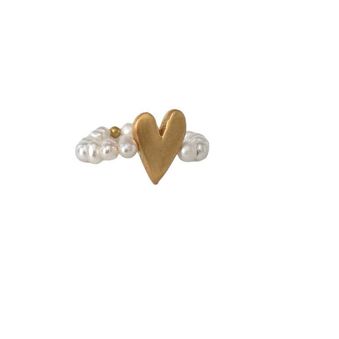 Ring Sweet Heart - Pearl - Ibu Jewels