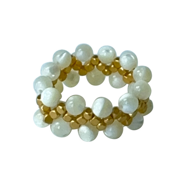 Ring Ziggy - Mother of Pearl - Ibu Jewels