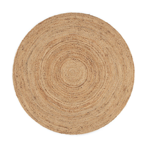 Plain Woven Jute Rug - Round - 150cm Diameter