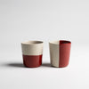 Rue Beaker - Earth Red - Large  - Set of Two - Kindred Mugs
