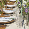 Rustic Stripe Grainsack Table Runner - Navy, Red, Grey or Natural
