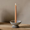 Rustic Iron Fluted Cup Candle Holder