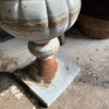 Decorative Antiqued Galvanised Urn - Two Size Options