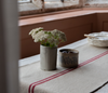Rustic Stripe Grainsack Table Runner - Navy, Red, Grey or Natural