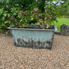 Rustic Verdigris Studded Iron Trough Planter
