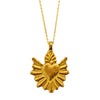 Sacred Heart Necklace - Brass - Boncoeurs