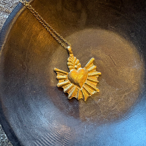 Sacred Heart Necklace - Boncoeurs