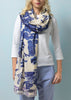 Giant Willow Blue Scarf - One Hundred Stars