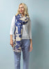 Giant Willow Blue Scarf - One Hundred Stars