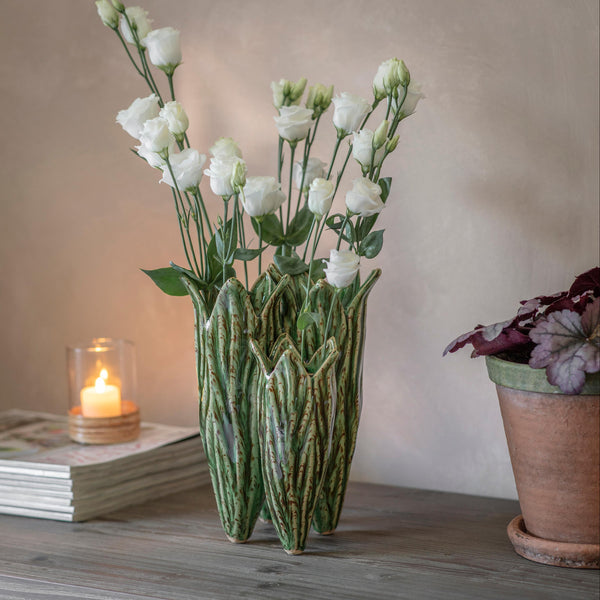 Sculptural Multi Pod Ceramic Vase