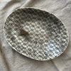 Wonki Ware Large Pebble Oval Platter - Charcoal Lace A