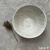 Wonki Ware Pudding Bowl - Warm Grey Lace