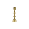 Set of Three Handmade Hammered Antique Brass Finish Candlesticks