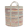 Slouchy Basket - Multi - Large - Braided Rug Company