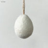 Plain Felt Egg - Small - Cream, Yellow, Green or Pink