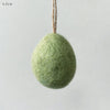 Plain Felt Egg - Small - Cream, Yellow, Green or Pink