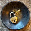 Small Brass Heart Padlock - Boncoeurs