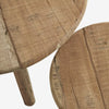 Small Recycled Wood Side Table c