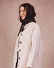 Sophie Knitted Hood - Chocolate Brown