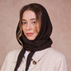 Sophie Knitted Hood - Chocolate Brown