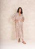 Sphinx Plaster Pink Pinch Pleat Dress - One Hundred Stars