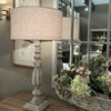 Tall Spindle Table Lamp - Single