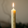 St Eval Advent Dinner Candle