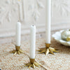 Star Candle Holders - Brass