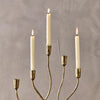Statement Five Arm Antique Brass Candelabra