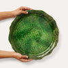 Sthal Ceramics - Large Round Serving or Pizza Plate - Seaweed
