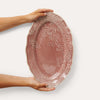 Sthal Ceramics - Small Oval Serving Platter - Old Rose