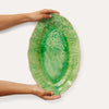 Sthal Ceramics - Small Oval Serving Platter - Seaweed