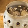 Stoneware Garlic Store Jar
