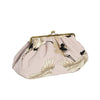 Large Kiss Lock Clutch Bag - Stork Plaster Pink - One Hundred Stars