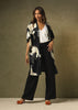 Stork Black Midi Kimono One Hundred Stars