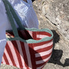 Strawberry Beni Bag - Large - Braided Rug Company b