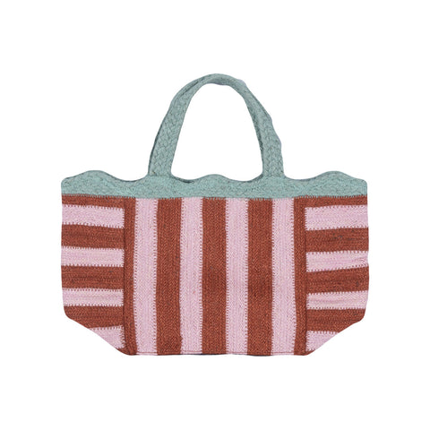 Strawberry Beni Bag - Small - Braided Rug Company
