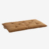Stripe Cotton Mattress Cushion - Almond