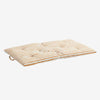 Stripe Cotton Mattress Cushion - Terracotta
